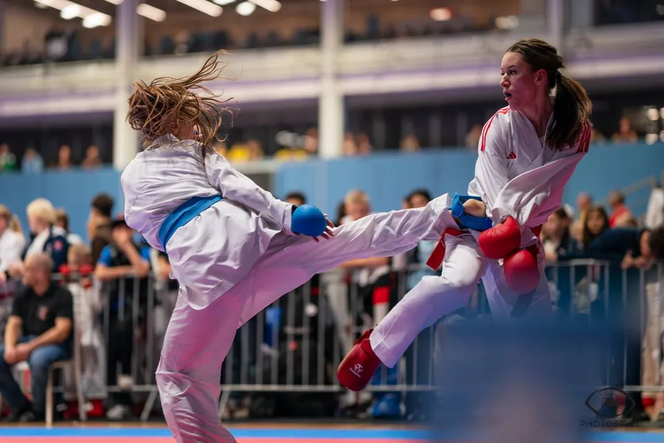 Kumite: a kick in a girls' category