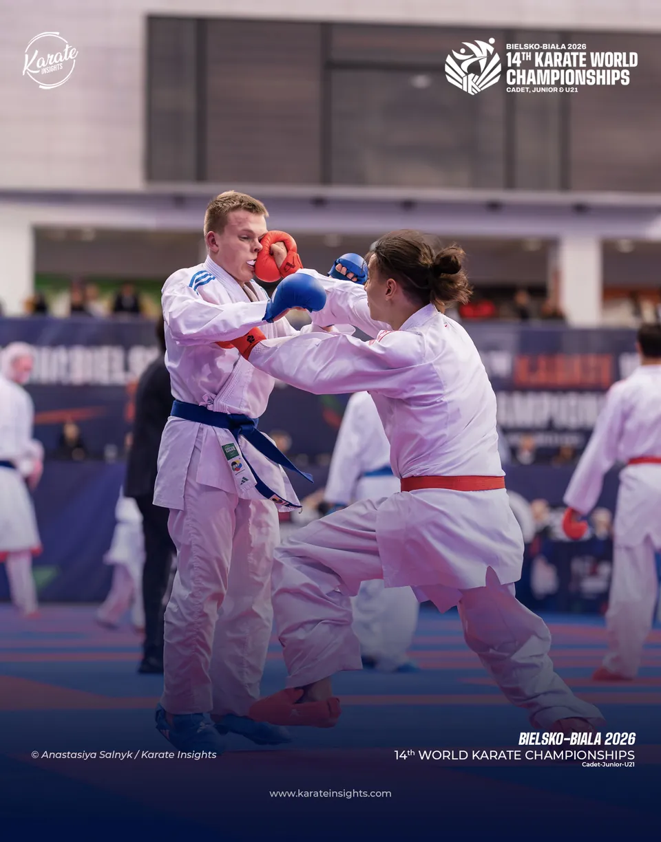 Kumite: an exchange of punches at the 2026 World Championships