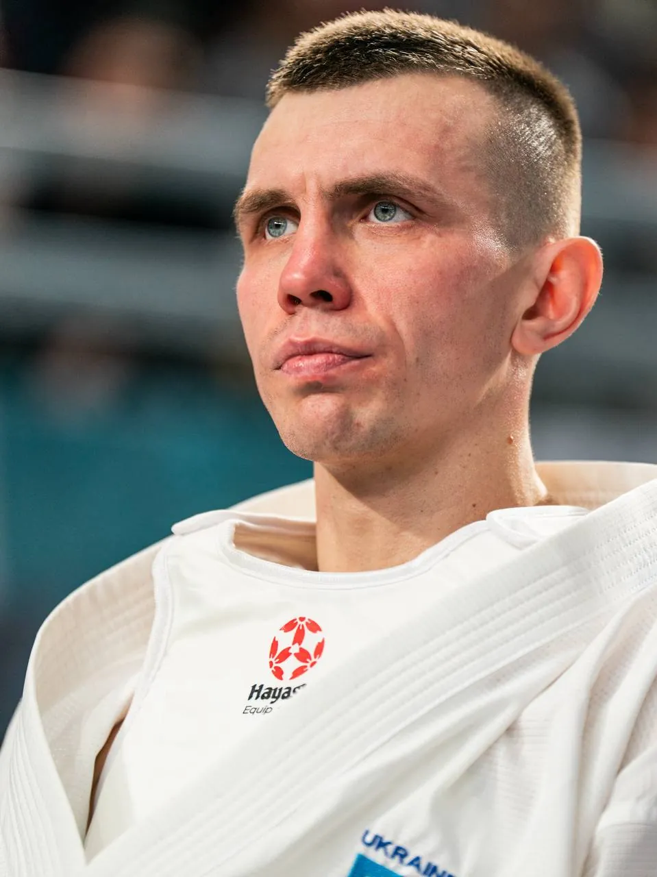 Portrait of a Ukrainian national team karateka