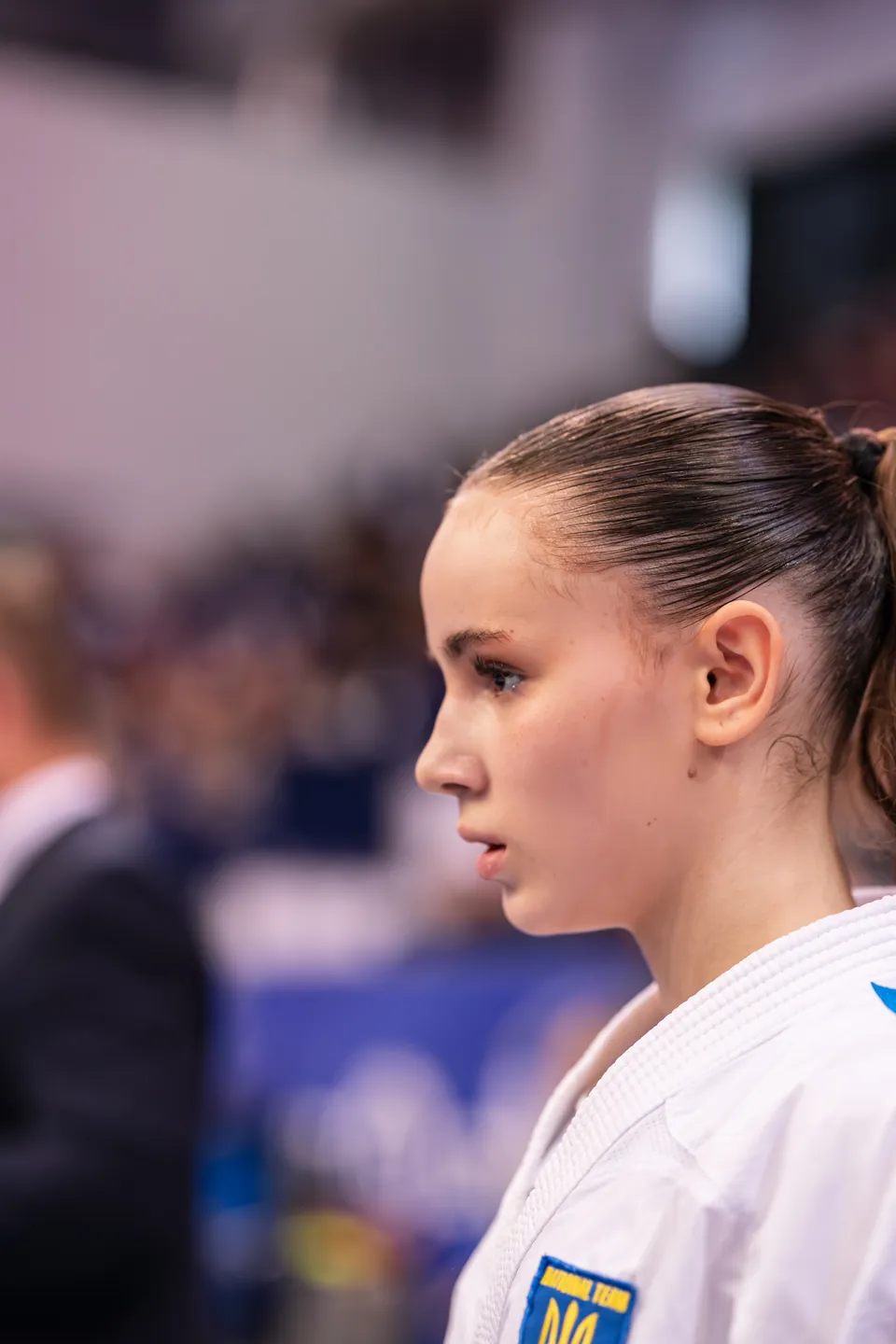 Portrait of a Ukrainian national team athlete